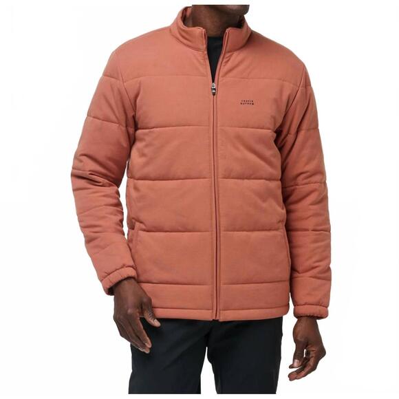NEW TRAVISMATHEW climate drop jacket in heather copper